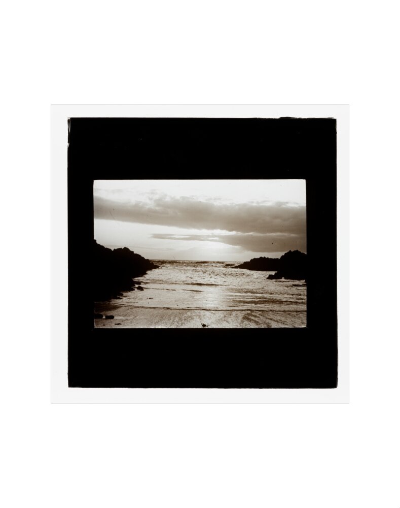 A magic lantern slide entitled 'Barrican, North Devon', by Birt Acres, 1893. art print extra small none Art Print - Science Museum Shop