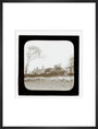 A magic lantern slide entitled 'An Old Homestead' by Birt Acres, c. 1893. art print large black Art Print - Science Museum Shop