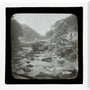 A magic lantern slide of Lynmouth by Birt Acres, c. 1893. stretched canvas extra large none Art Print - Science Museum Shop