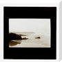 A magic lantern slide showing Woolacombe by Birt Acres, c. 1893. stretched canvas medium none Art Print - Science Museum Shop