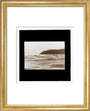 A magic lantern slide showing Woolacombe by Birt Acres, c. 1893. art print extra small gold Art Print - Science Museum Shop