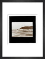 A magic lantern slide showing Woolacombe by Birt Acres, c. 1893. art print small black Art Print - Science Museum Shop