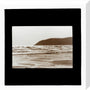 A magic lantern slide showing Woolacombe by Birt Acres, c. 1893. stretched canvas medium none Art Print - Science Museum Shop