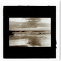 A magic lantern slide entitled Sunset, Woolacombe by Birt Acres, c. 1893. stretched canvas extra large none Art Print - Science Museum Shop