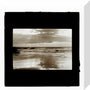 A magic lantern slide entitled Sunset, Woolacombe by Birt Acres, c. 1893. stretched canvas small none Art Print - Science Museum Shop