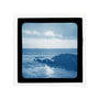 A magic lantern slide showing a seascape with rocks by Birt Acres, c. 1893. (Blue carbon for projection). unstretched canvas small none Art Print - Science Museum Shop