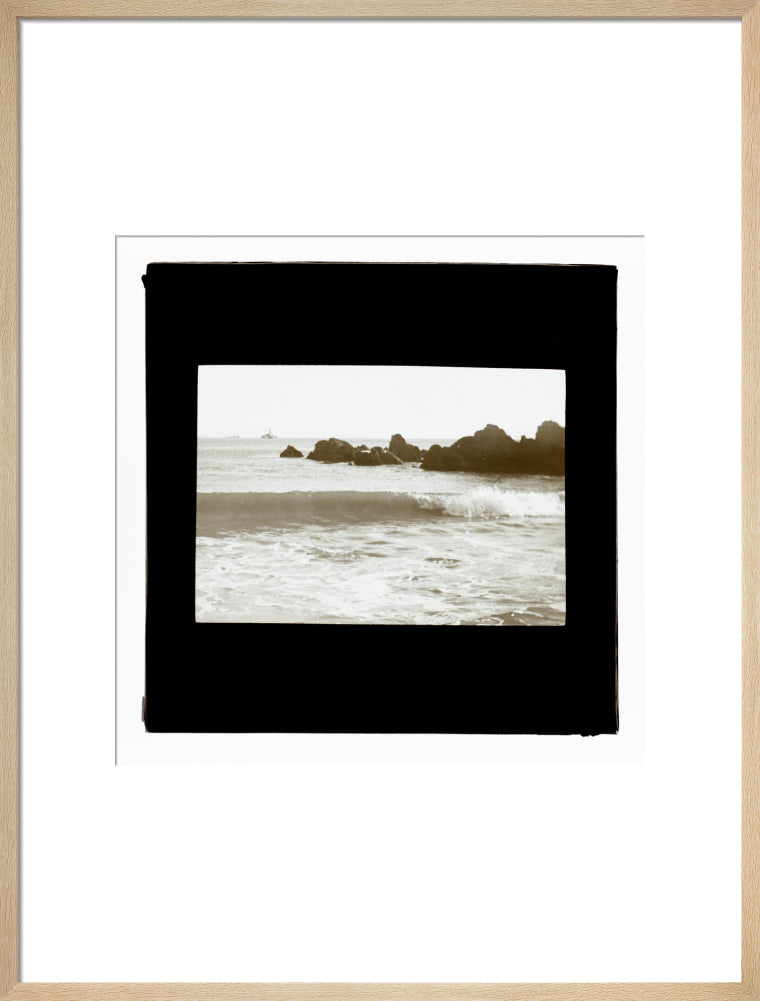 A magic lantern slide entitled 'As The Flowing Tide Comes In' by Birt Acres, c. 1893. art print large natural Art Print - Science Museum Shop