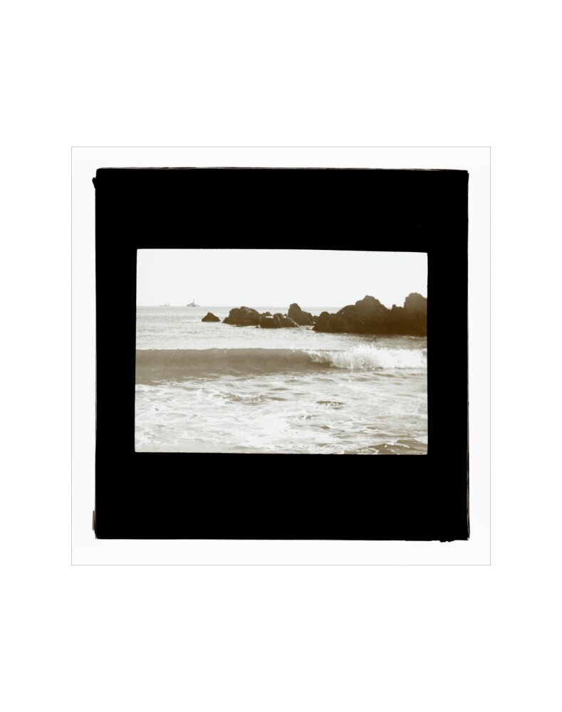 A magic lantern slide entitled 'As The Flowing Tide Comes In' by Birt Acres, c. 1893. art print extra small none Art Print - Science Museum Shop