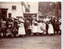 Children taking part in a procession, Whitby, North Yorkshire, c 1900s. stretched canvas extra large none Art Print - Science Museum Shop
