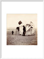 Snap-shot of a beach photographer at Whitby, North Yorkshire, c 1900s. art print large white Art Print - Science Museum Shop