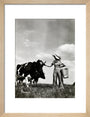A milkmaid and cows art print small natural Art Print - Science Museum Shop