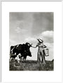 A milkmaid and cows art print extra large white Art Print - Science Museum Shop