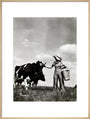 A milkmaid and cows art print extra large natural Art Print - Science Museum Shop