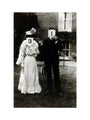 A couple, each holding up a number in front of their face circa 1905 art print large none Art Print - Science Museum Shop