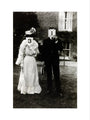 A couple, each holding up a number in front of their face circa 1905 art print extra large none Art Print - Science Museum Shop