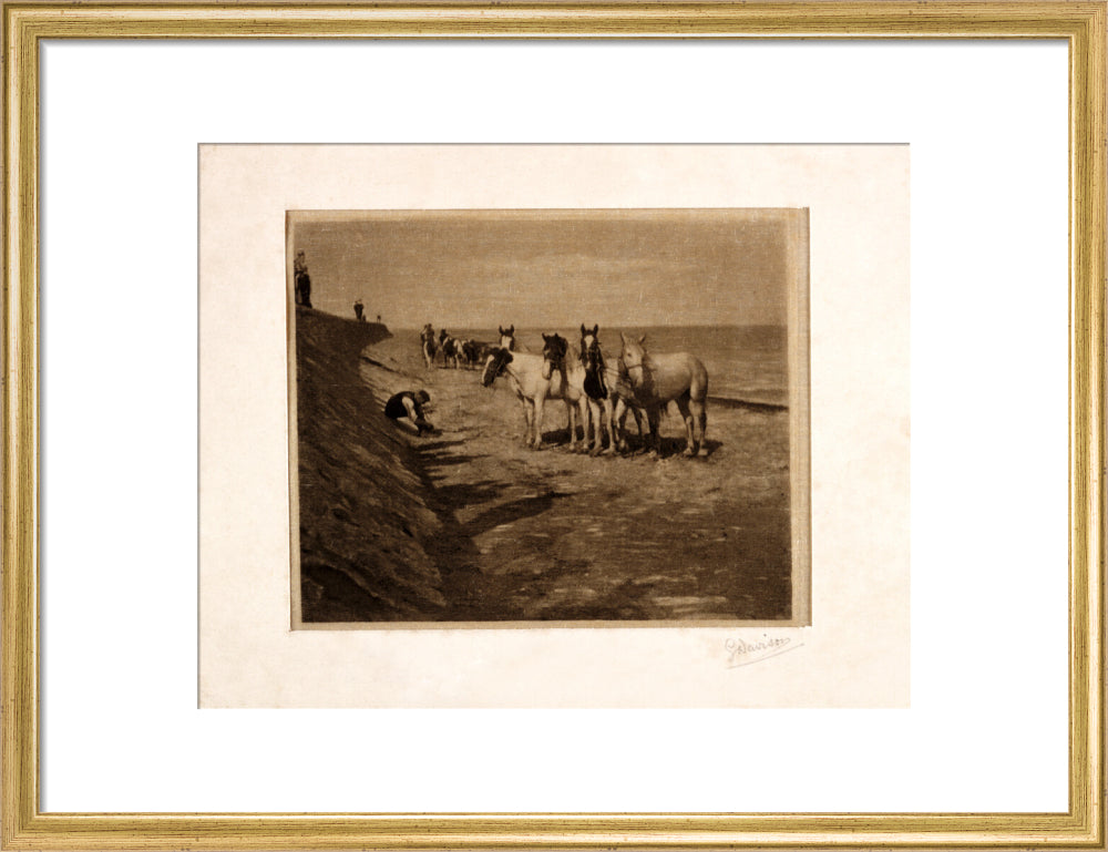 'Ring Horses', 1898. art print medium gold Art Print - Science Museum Shop