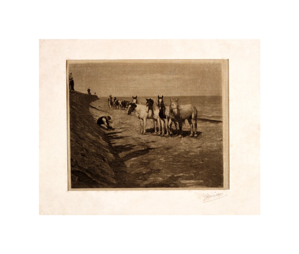 'Ring Horses', 1898. unstretched canvas small none Art Print - Science Museum Shop