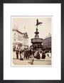 Piccadilly Circus, c 1900. art print small black Art Print - Science Museum Shop