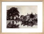 Filling water wagons, c 1890 art print small natural Art Print - Science Museum Shop
