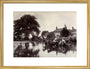 Filling water wagons, c 1890 art print medium gold Art Print - Science Museum Shop