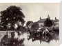 Filling water wagons, c 1890 stretched canvas medium none Art Print - Science Museum Shop