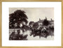 Filling water wagons, c 1890 art print large gold Art Print - Science Museum Shop