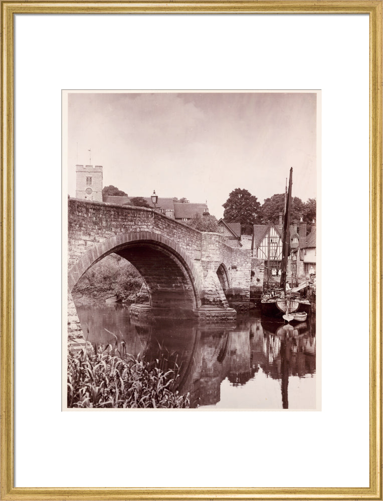 'Aylesford, Kent', c 1890. art print large gold Art Print - Science Museum Shop