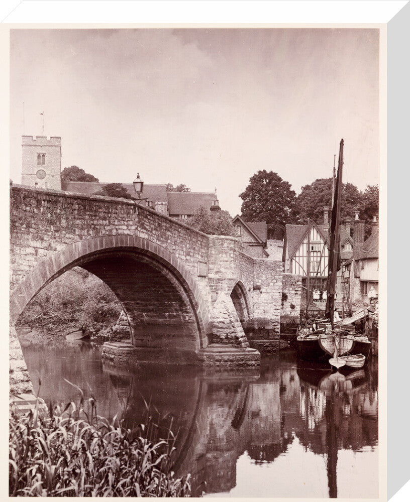 'Aylesford, Kent', c 1890. stretched canvas medium none Art Print - Science Museum Shop