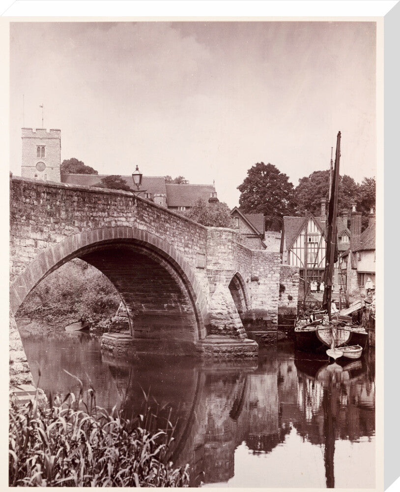 'Aylesford, Kent', c 1890. stretched canvas large none Art Print - Science Museum Shop