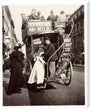 Boarding a bus, about 1900 stretched canvas extra large none Art Print - Science Museum Shop