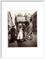 Boarding a bus, about 1900 art print medium white Art Print - Science Museum Shop