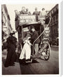 Boarding a bus, about 1900 stretched canvas large none Art Print - Science Museum Shop
