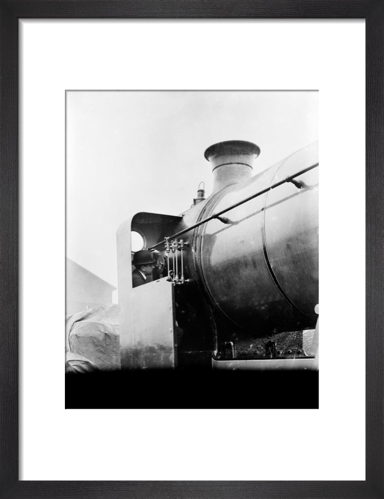 Caledonian Railway 4-4-0 locomotive no. 147./n art print small black Art Print - Science Museum Shop