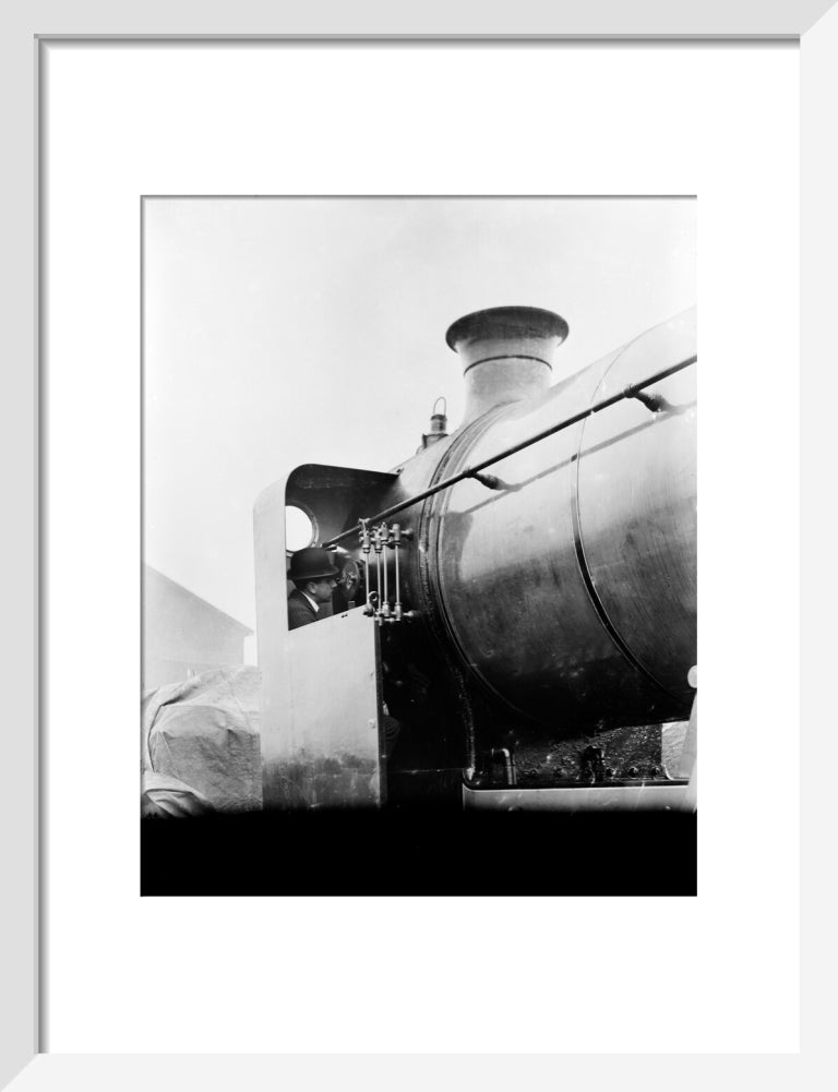 Caledonian Railway 4-4-0 locomotive no. 147./n art print small white Art Print - Science Museum Shop