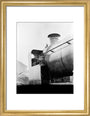 Caledonian Railway 4-4-0 locomotive no. 147./n art print small gold Art Print - Science Museum Shop