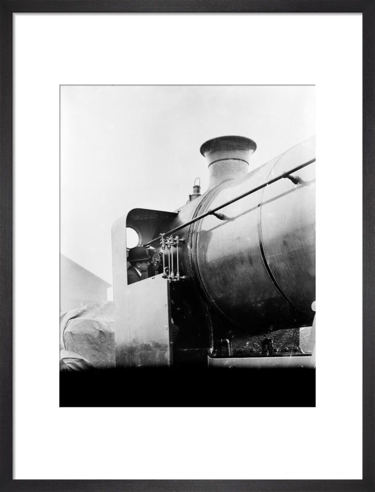 Caledonian Railway 4-4-0 locomotive no. 147./n art print medium black Art Print - Science Museum Shop