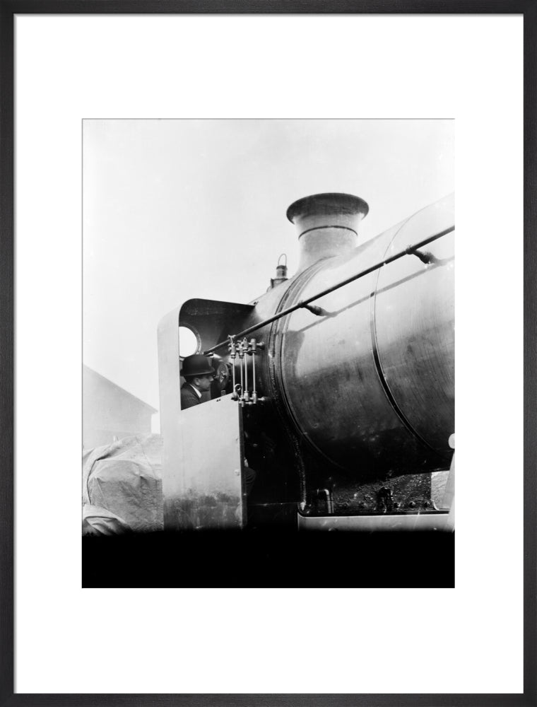 Caledonian Railway 4-4-0 locomotive no. 147./n art print large black Art Print - Science Museum Shop