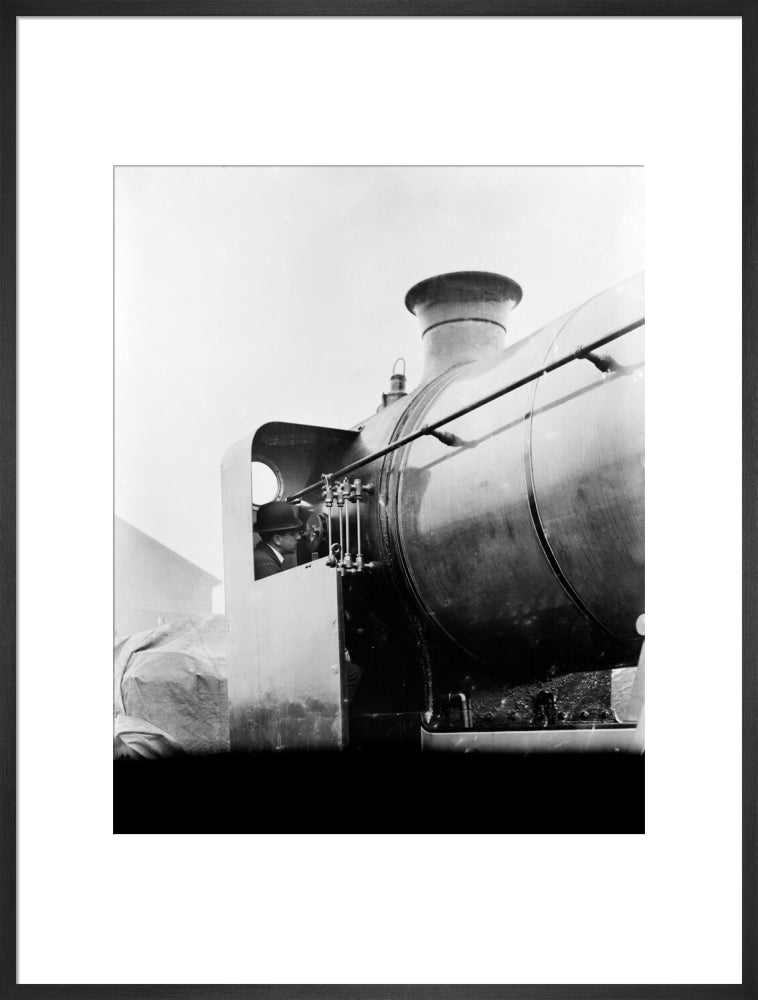 Caledonian Railway 4-4-0 locomotive no. 147./n art print extra large black Art Print - Science Museum Shop