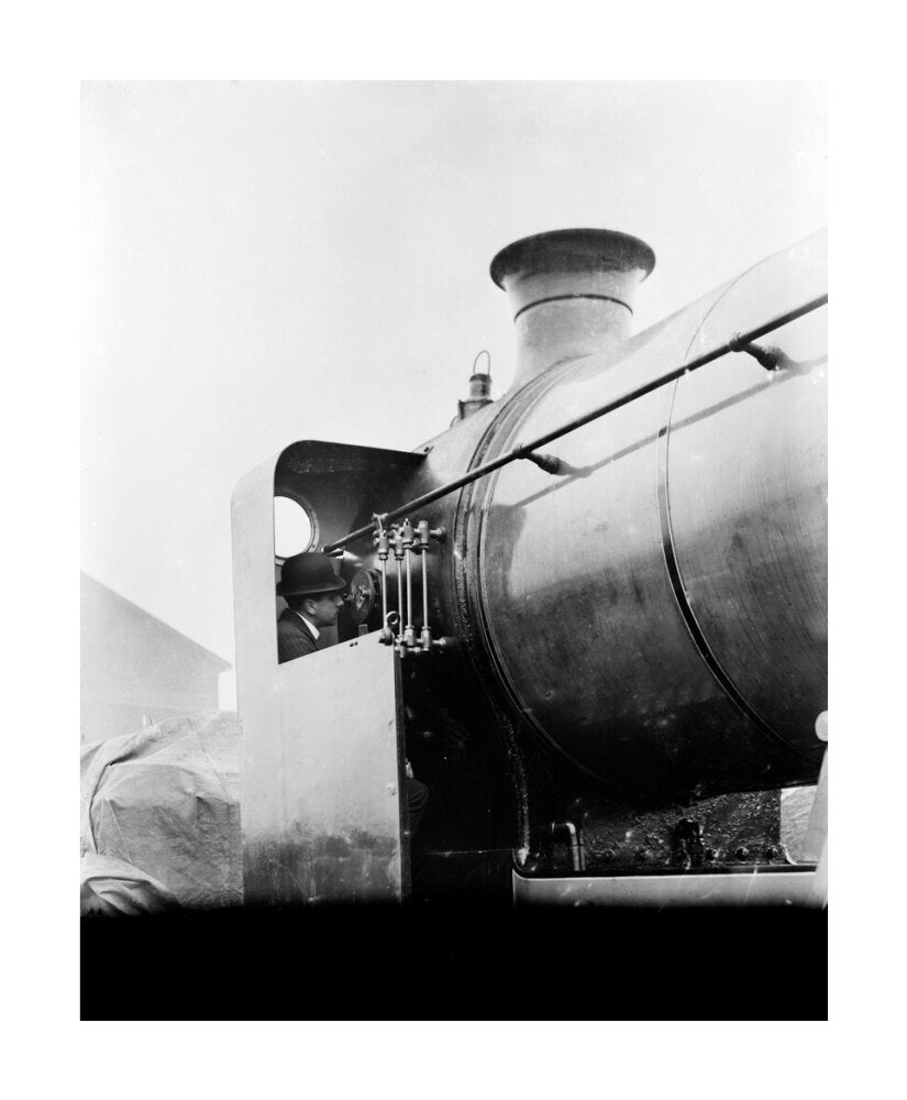 Caledonian Railway 4-4-0 locomotive no. 147./n unstretched canvas large none Art Print - Science Museum Shop