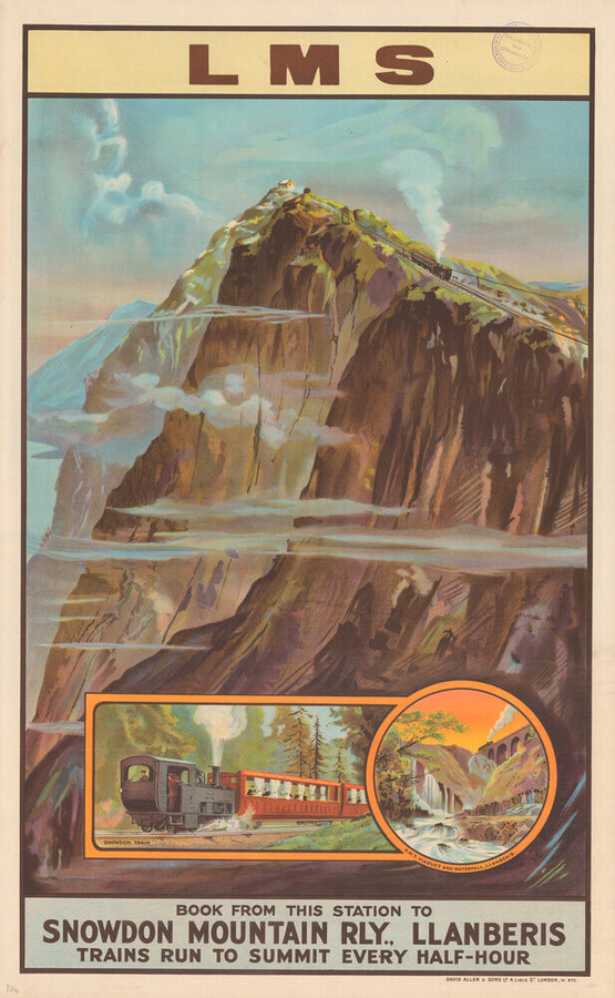Snowdon Mountain Railway Art Print - Science Museum Shop