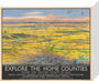 Explore the Home Counties stretched canvas small none Art Print - Science Museum Shop