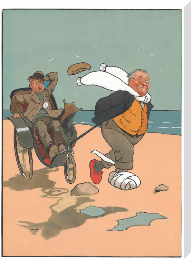 The Skegness Cure. stretched canvas extra large none Art Print - Science Museum Shop