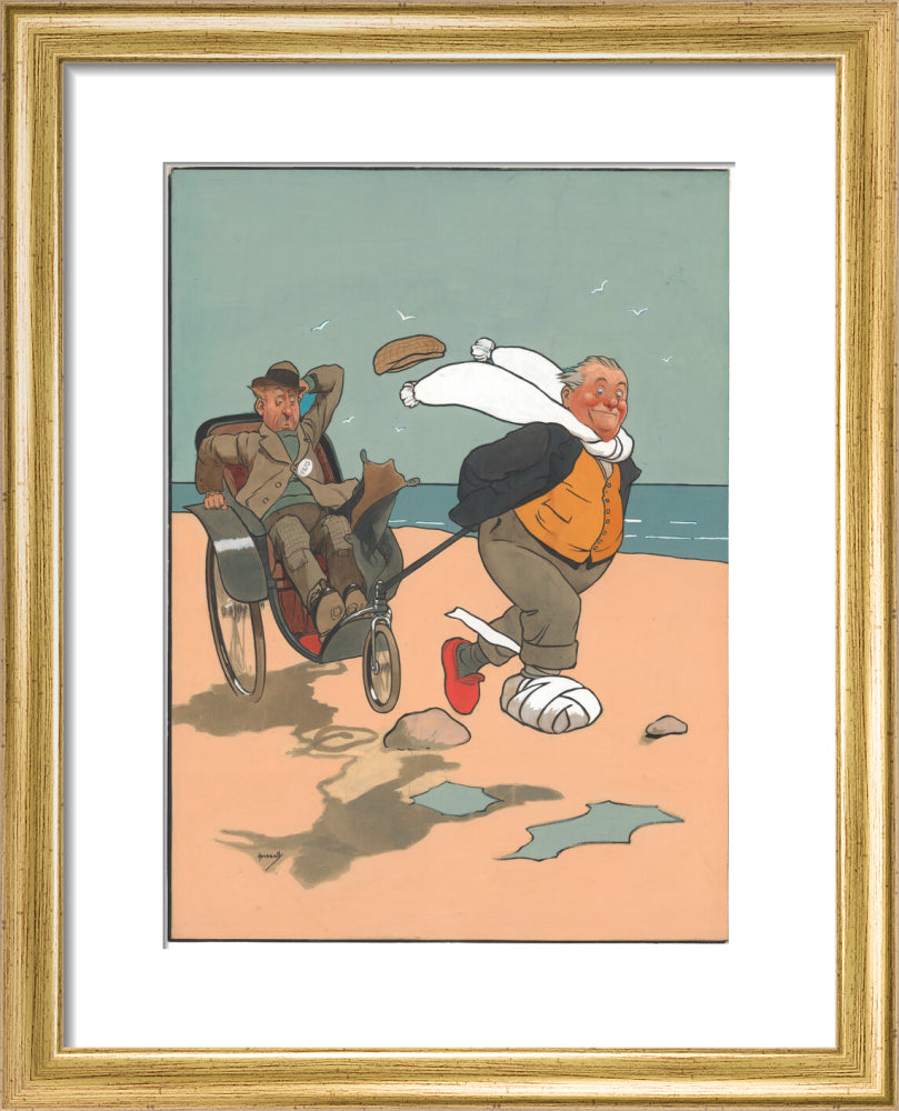 The Skegness Cure. art print extra small gold Art Print - Science Museum Shop