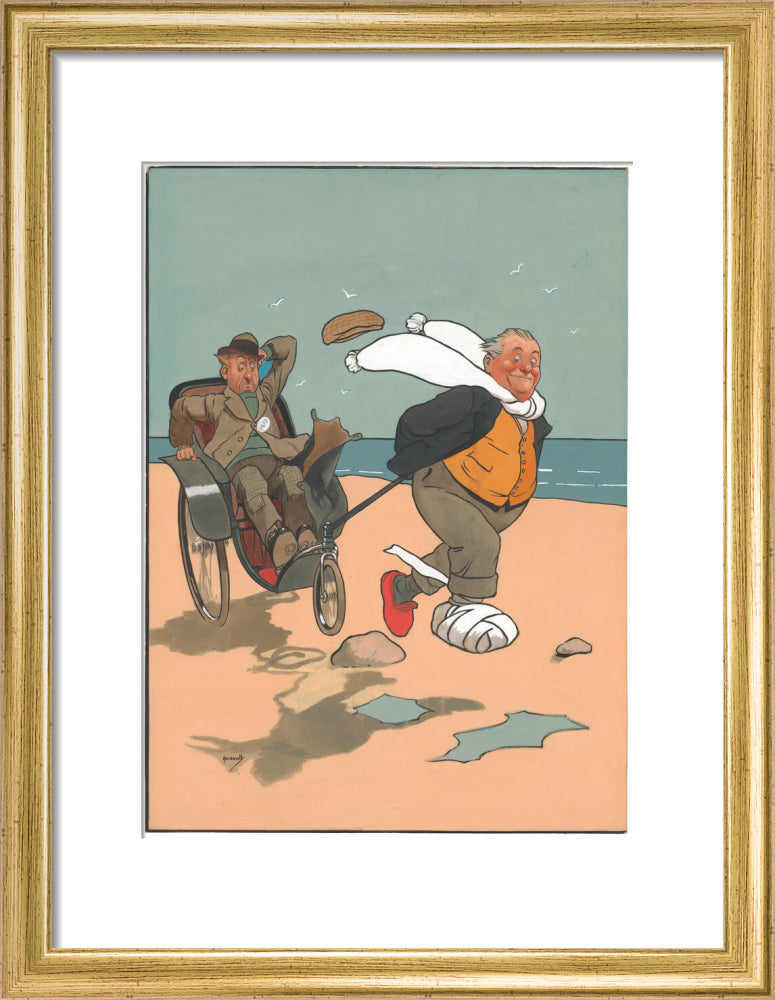 The Skegness Cure. art print small gold Art Print - Science Museum Shop