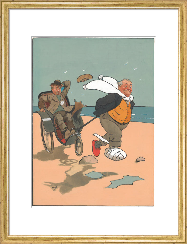 The Skegness Cure. art print medium gold Art Print - Science Museum Shop