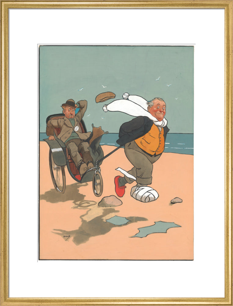 The Skegness Cure. art print large gold Art Print - Science Museum Shop