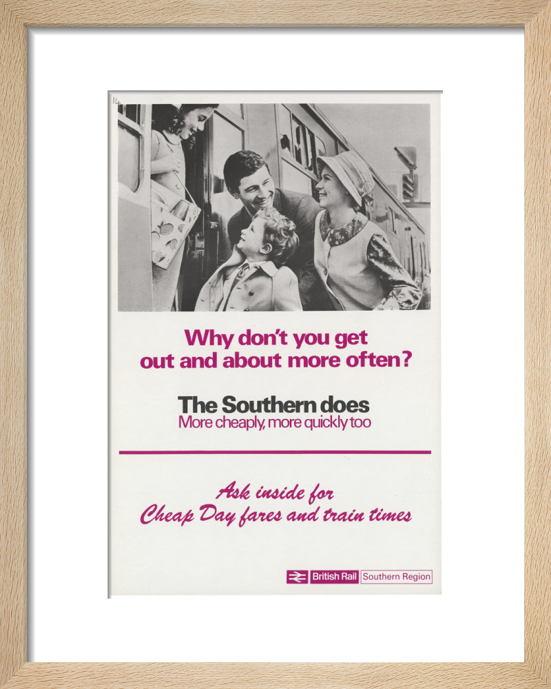 Why Don't You Get Out and About More Often? art print extra small natural Art Print - Science Museum Shop