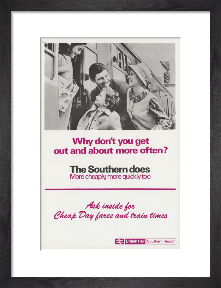 Why Don't You Get Out and About More Often? art print small black Art Print - Science Museum Shop