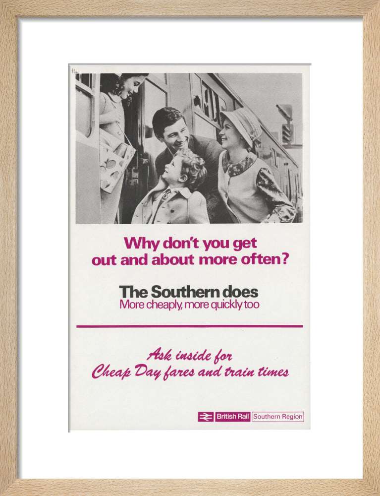 Why Don't You Get Out and About More Often? art print small natural Art Print - Science Museum Shop