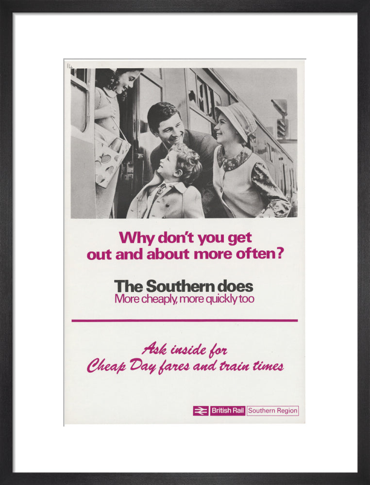 Why Don't You Get Out and About More Often? art print medium black Art Print - Science Museum Shop